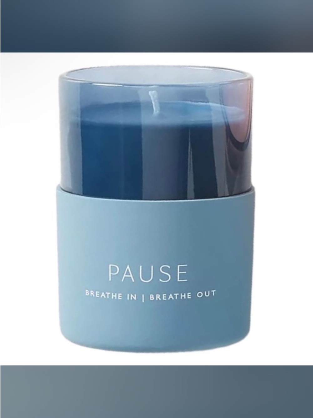 By Anthropologie Crushed Green Tea PAUSE Candle